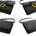 Dior Montaigne CD Logo Calf Leather Mini Shoulder Bag Black — view 6