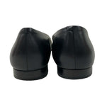 Hermes Flat Shoes 36 Black Embossed Exlibris Leather — view 3
