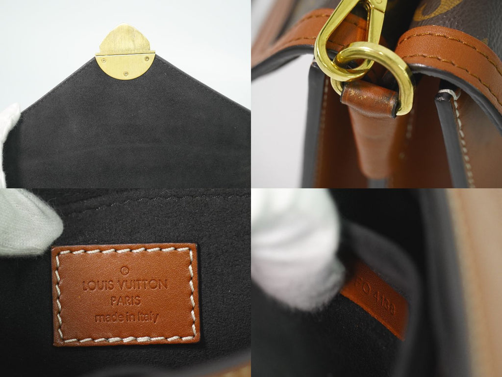 Louis Vuitton LV Sac Biface Monogram Reverse 3way Shoulder Bag Brown — view 9