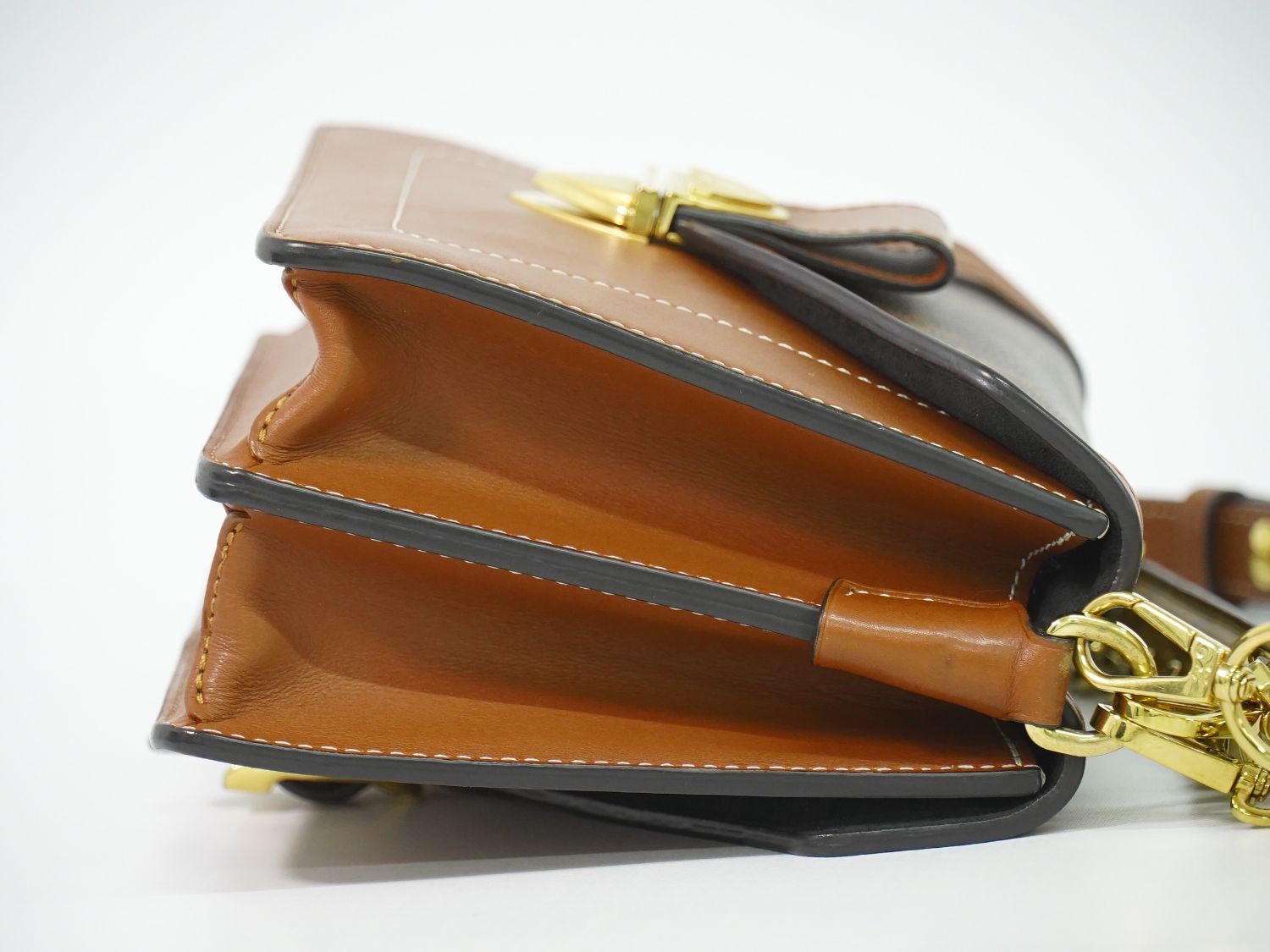 Louis Vuitton LV Sac Biface Monogram Reverse 3way Shoulder Bag Brown — view 4