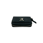 Louis Vuitton Lockme Zippy Coin Purse Leather Round Zip Case Black — view 3