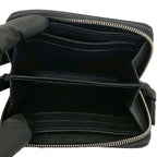 Louis Vuitton Lockme Zippy Coin Purse Leather Round Zip Case Black — view 7