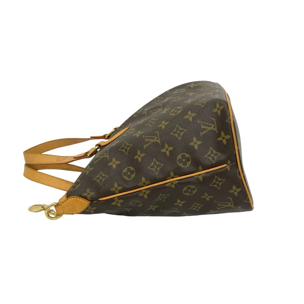 Louis Vuitton Palermo PM Monogram Leather 2-Way Shoulder Bag Tote Brown — view 5