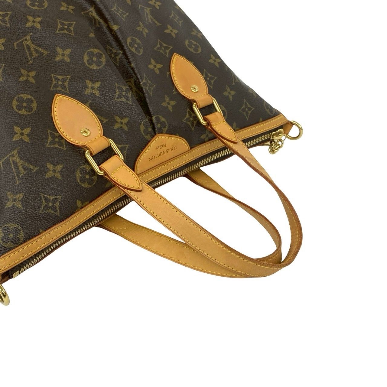 Louis Vuitton Palermo PM Monogram Leather 2-Way Shoulder Bag Tote Brown — view 4