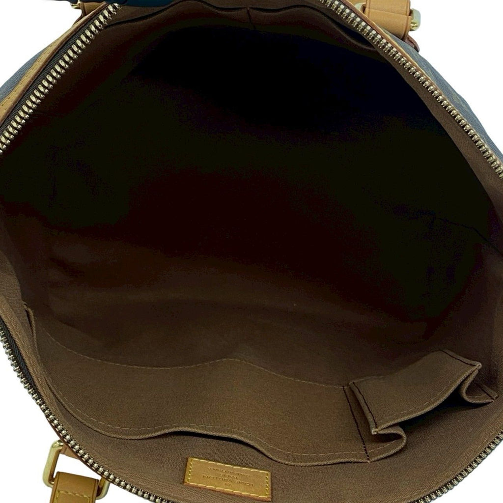 Louis Vuitton Palermo PM Monogram Leather 2-Way Shoulder Bag Tote Brown — view 9