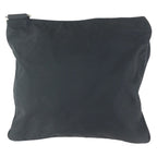 Prada Tessuto Black Silver Nylon Shoulder Bag — view 2