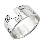Gucci Icon Ring 18k White Gold