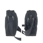 Prada Tessuto Black Silver Nylon Shoulder Bag — view 8