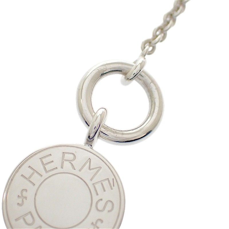 Hermes Amulet Exlibris Necklace 925 Sterling Silver — view 6