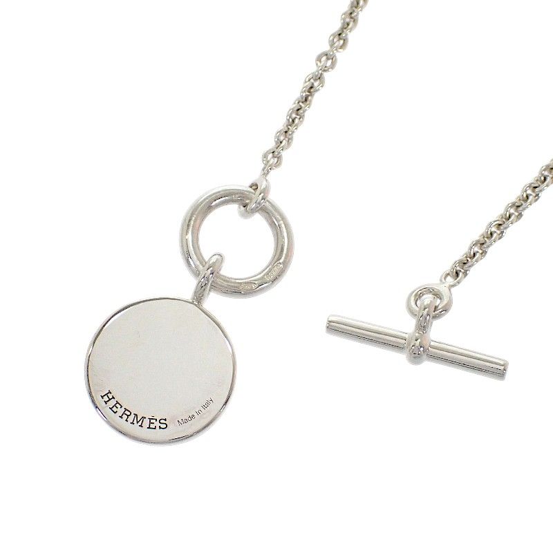 Hermes Amulet Exlibris Necklace 925 Sterling Silver — view 5