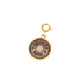 Hermes Series Shell Gold Pendant Top