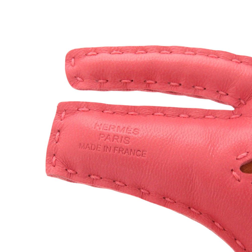 Hermes Lou Lou Agno Milo Rose Azalea Pain D'epis Purple Bag Charm — view 4