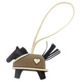 Hermes Robeochle PM Agno Milo Veau Swift Black Bag Charm