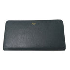 Celine Wallet Leather Moss Green Zip Around Simple