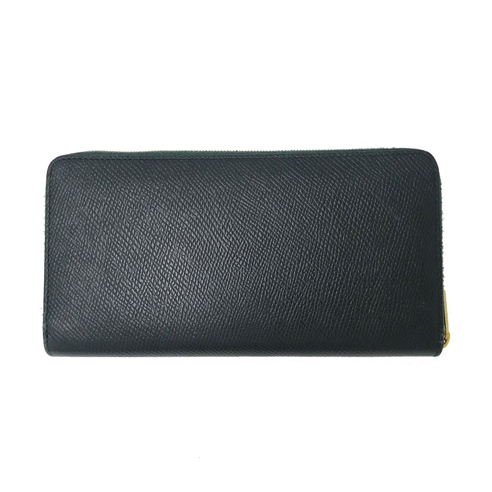 Celine Wallet Leather Moss Green Zip Around Simple — view 2