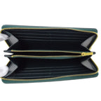 Celine Wallet Leather Moss Green Zip Around Simple — view 5