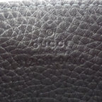 Gucci Card Case Jumbo GG Maxi Leather Black Compact — view 5