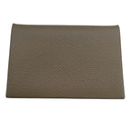 Hermes Card Case Calvi Veau Epsom Top Business Holder Simple