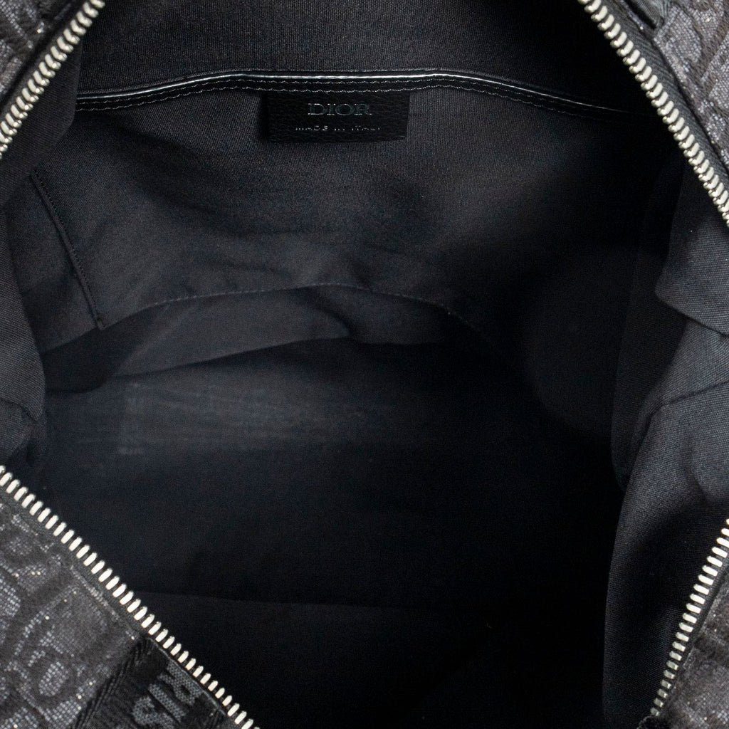 Dior Safari Backpack Black Oblique Peacock Canvas — view 9