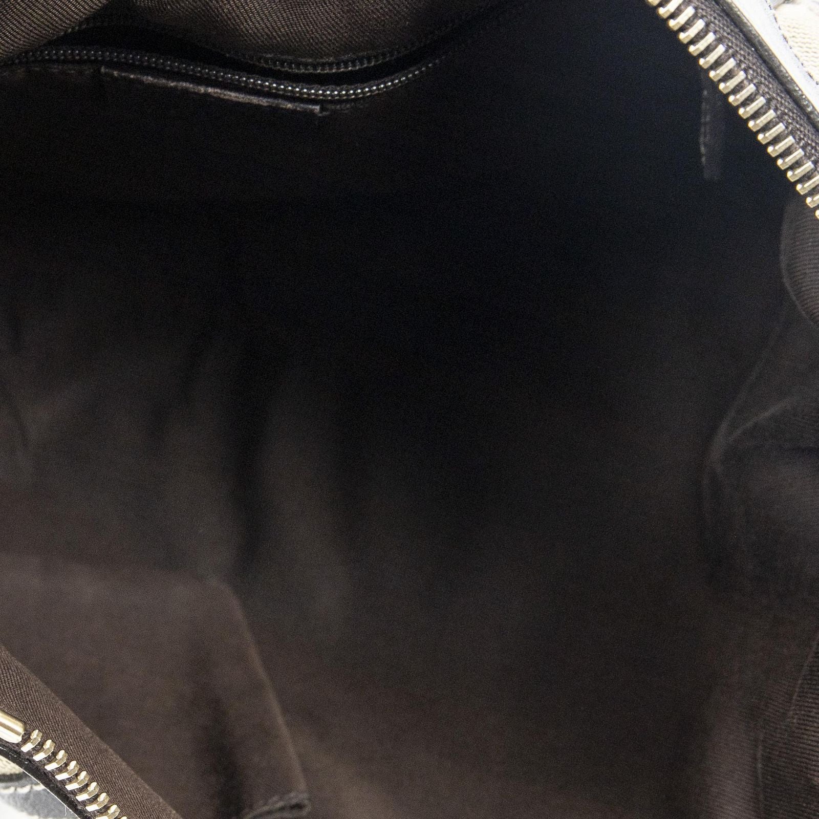 Gucci Abbey Shoulder Bag Beige Dark Brown GG Canvas — view 9