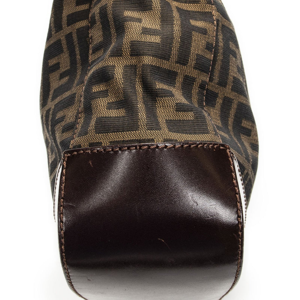 Fendi Radio Pun Tote Brown Zucca Canvas — view 8