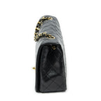 Chanel Mademoiselle Full Flap Black Quilted Lambskin Leather — view 3