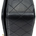 Chanel Mademoiselle Full Flap Black Quilted Lambskin Leather — view 8
