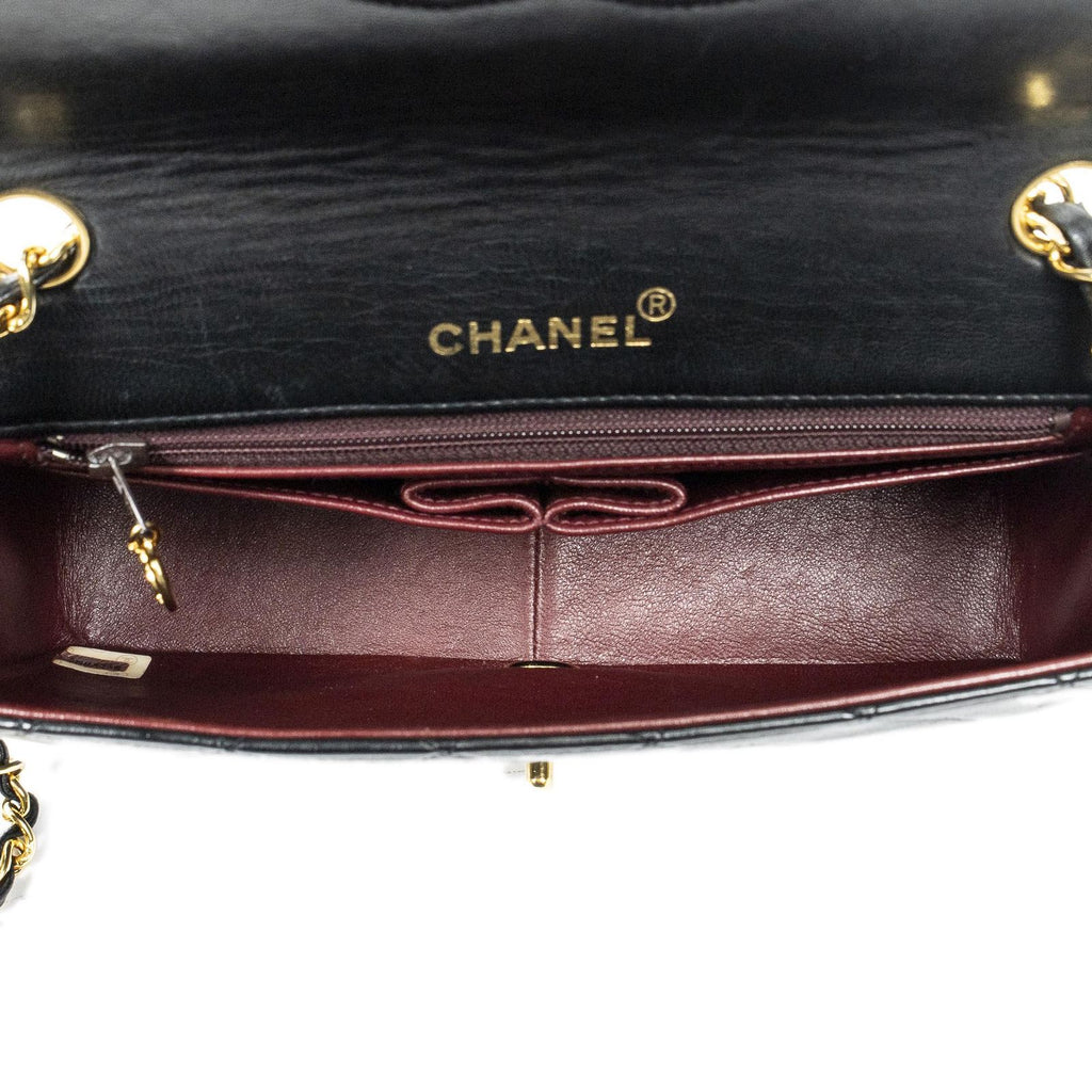 Chanel Mademoiselle Full Flap Black Quilted Lambskin Leather — view 9