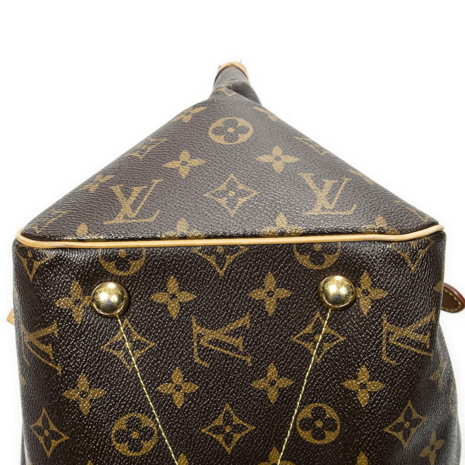 Louis Vuitton Tivoli Brown Monogram Canvas Messenger Bag — view 8