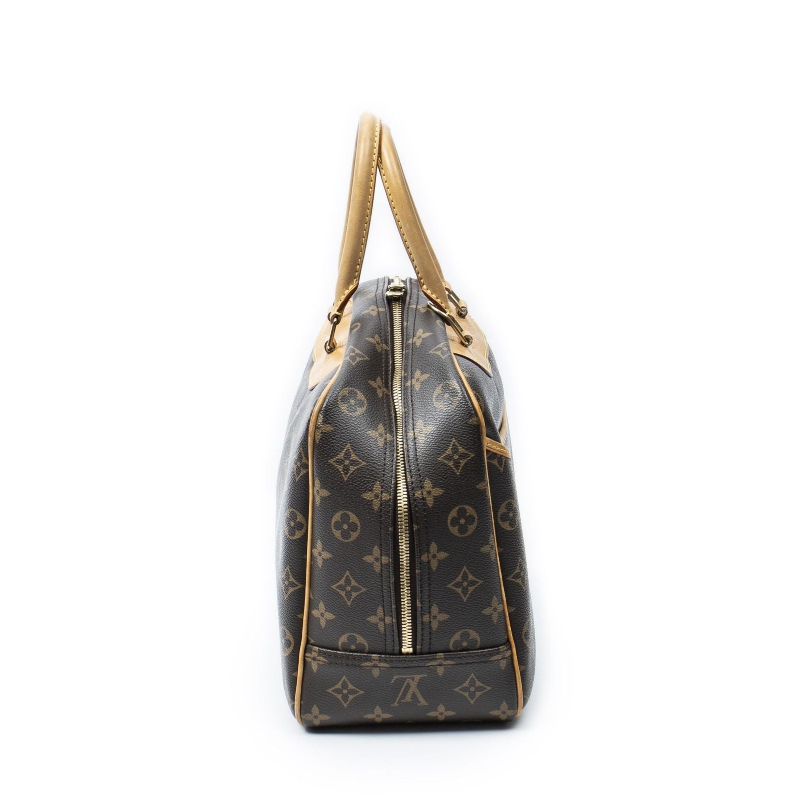 Louis Vuitton Deauville Brown Monogram Canvas Handbag — view 4