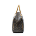 Louis Vuitton Deauville Brown Monogram Canvas Handbag — view 3