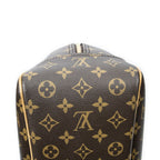 Louis Vuitton Deauville Brown Monogram Canvas Handbag — view 8