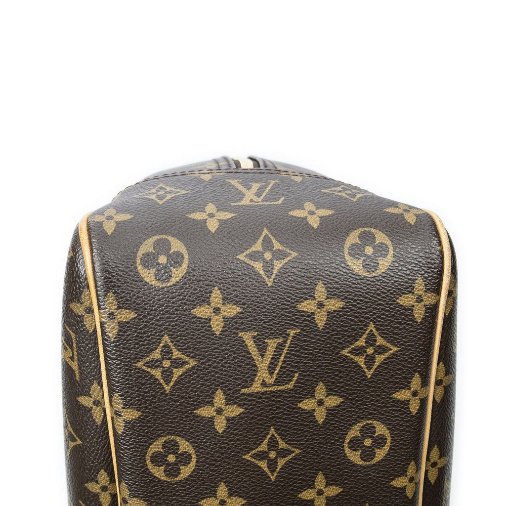 Louis Vuitton Deauville Brown Monogram Canvas Handbag — view 7