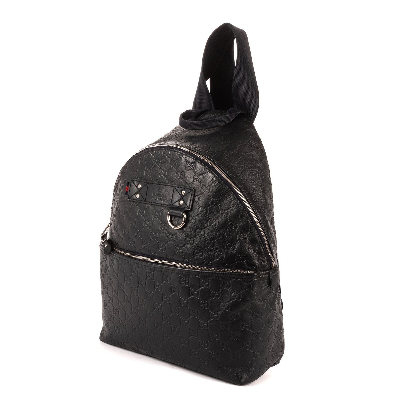 Gucci Rider Backpack Navy Guccissima — view 2