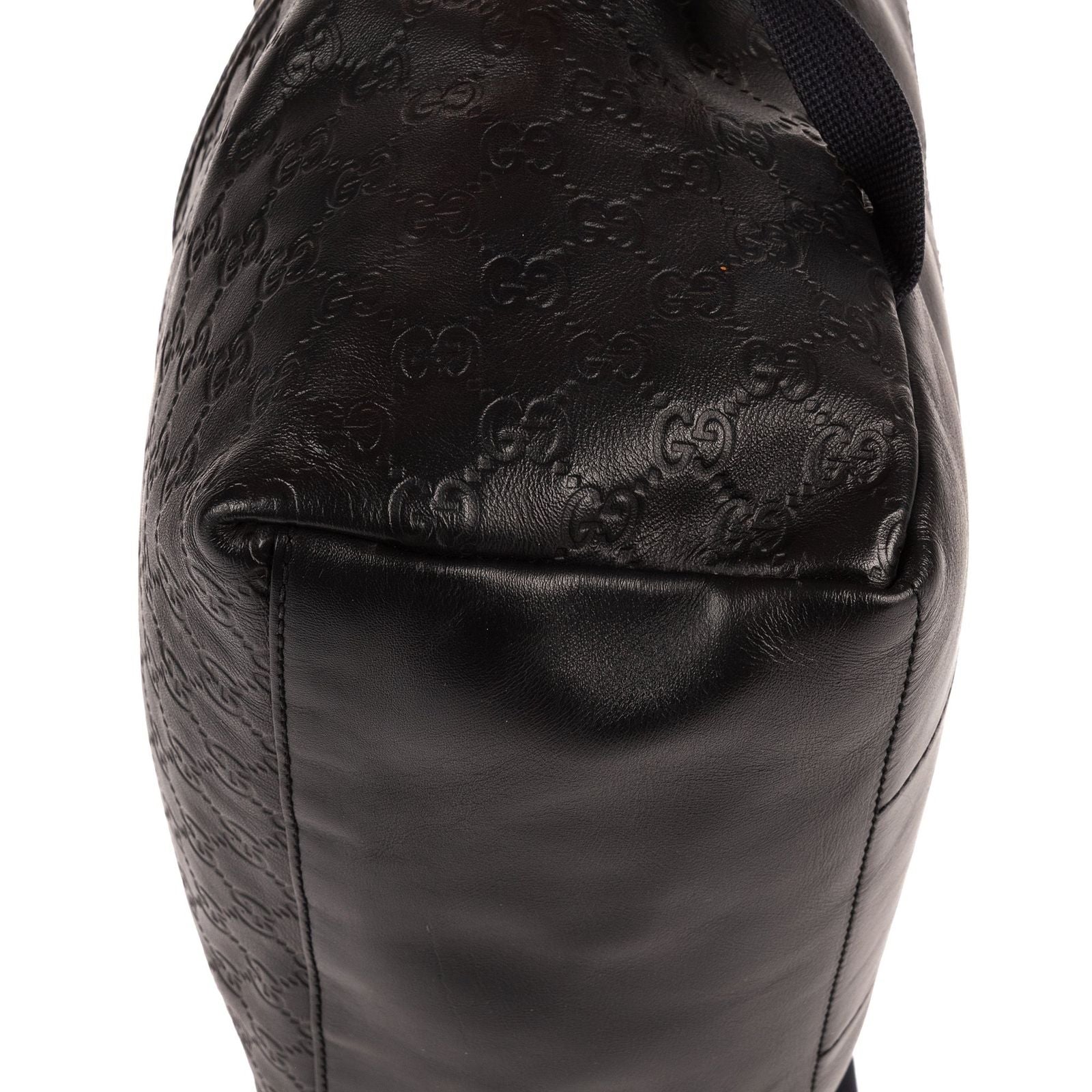 Gucci Rider Backpack Navy Guccissima — view 8