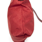 Gucci Square Zip Crossbody Red GG Nylon Canvas — view 8