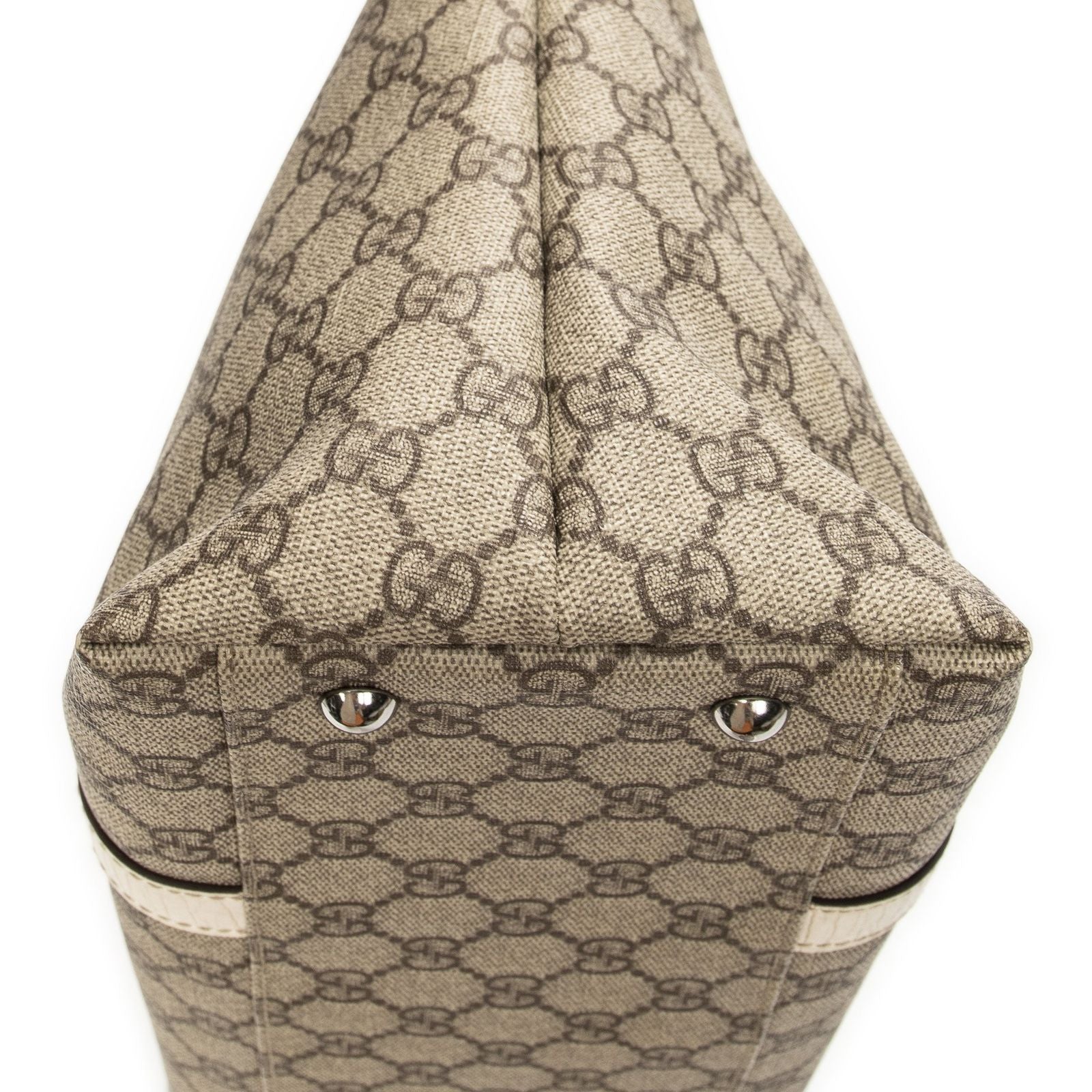 Gucci Joy Tote Beige Ivory Supreme Canvas — view 8