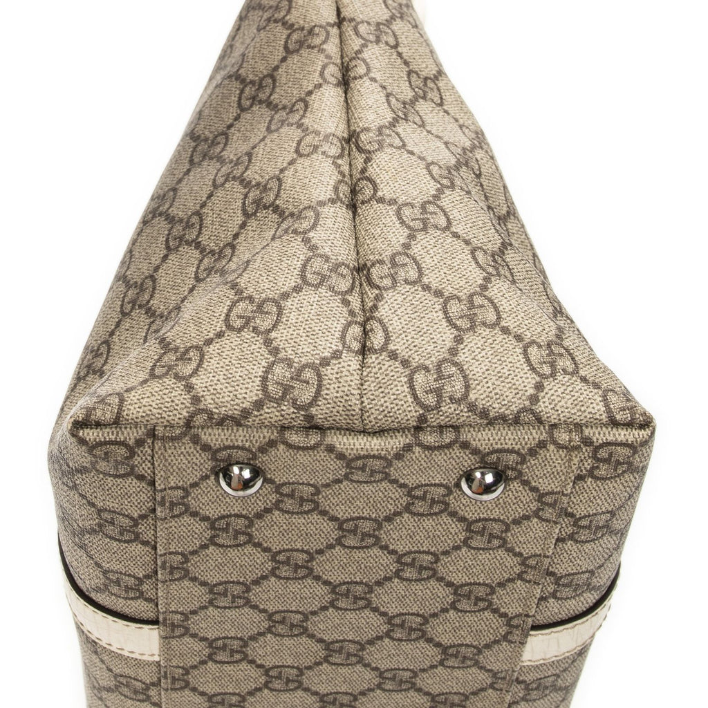 Gucci Joy Tote Beige Ivory Supreme Canvas — view 7