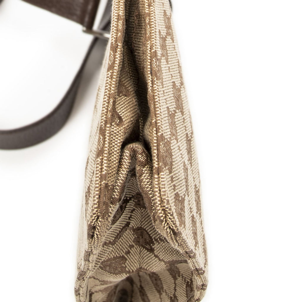 Gucci Eclipse Crossbody Shoulder Bag Beige Brown GG Canvas — view 7