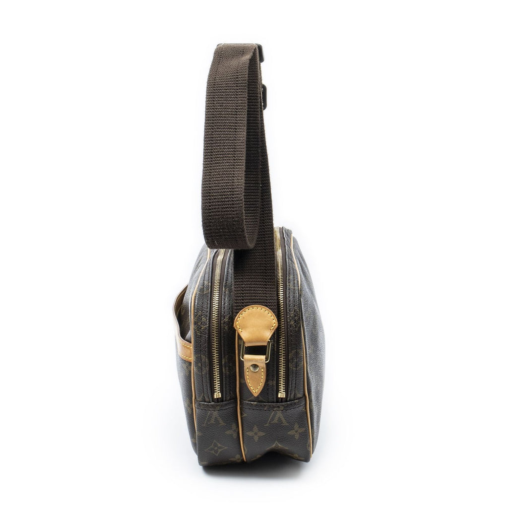 Louis Vuitton Reporter Brown Monogram Canvas Messenger Bag — view 3