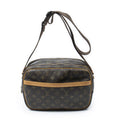 Louis Vuitton Reporter Brown Monogram Canvas Messenger Bag