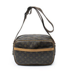 Louis Vuitton Reporter Brown Monogram Canvas Messenger Bag