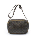Louis Vuitton Reporter Brown Monogram Canvas Messenger Bag — view 5