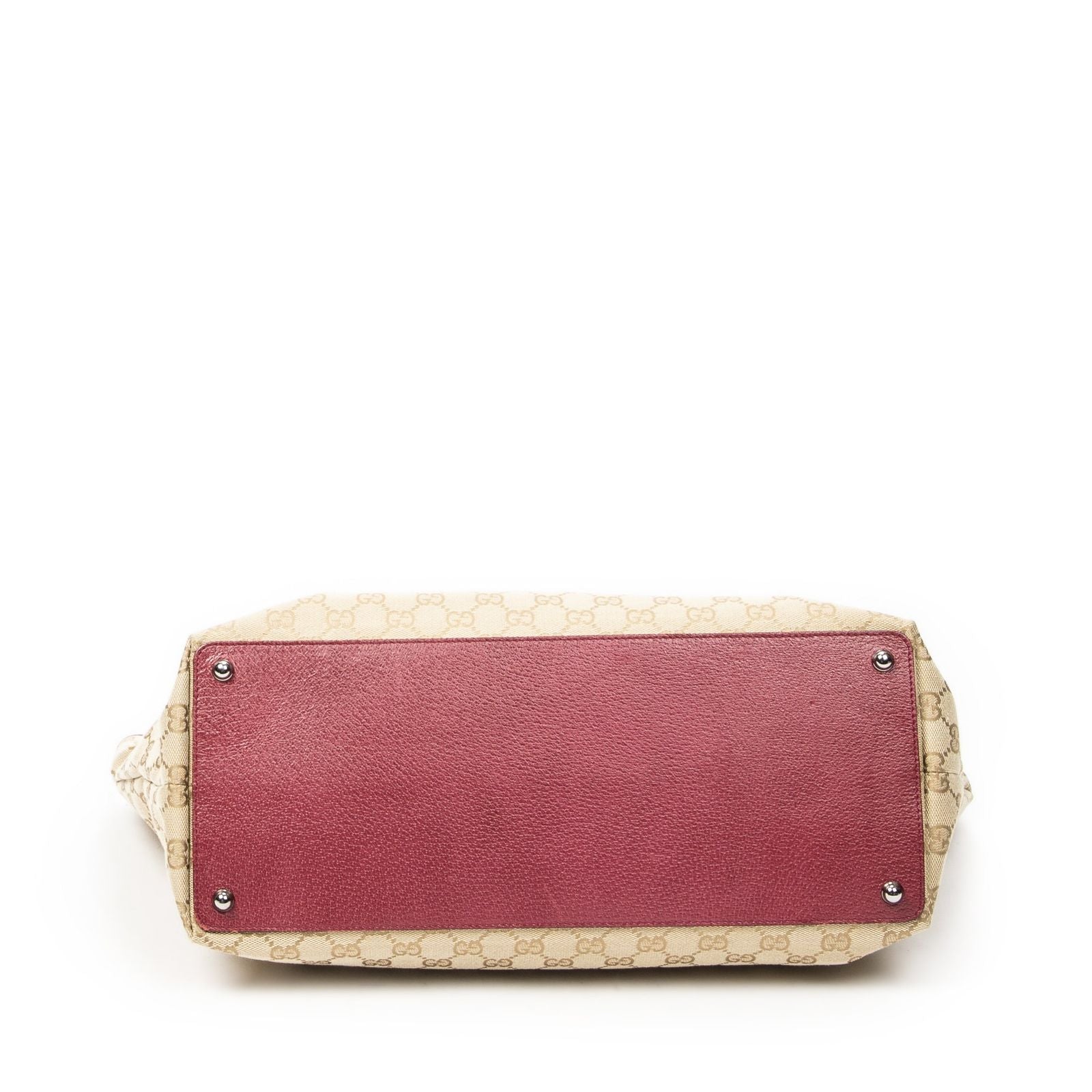 Gucci Large Eclipse Tote Beige Fuchsia GG Canvas — view 6