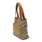 Gucci Front Pocket Zip Tote Beige Tan GG Canvas — view 2