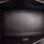 Celine Tricolor Trapeze Black Light Brown Red Calfskin Leather Messenger Bag — view 9