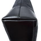 Gucci Zip Shopping Tote Black GG Canvas — view 7
