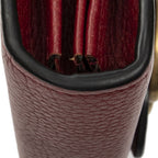 Gucci GG Marmont Wallet on Chainred Gray Calfskin Leather — view 7