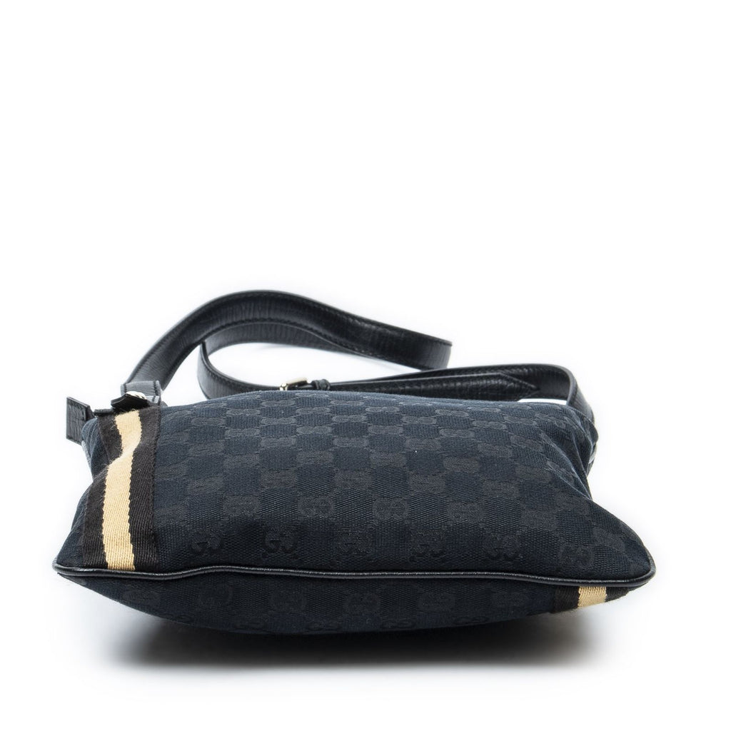 Gucci Web Jolique Crossbody Black GG Canvas — view 6