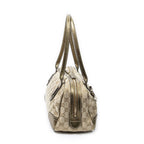 Gucci Princi Boston Beige Gold GG Canvas Messenger Bag — view 4
